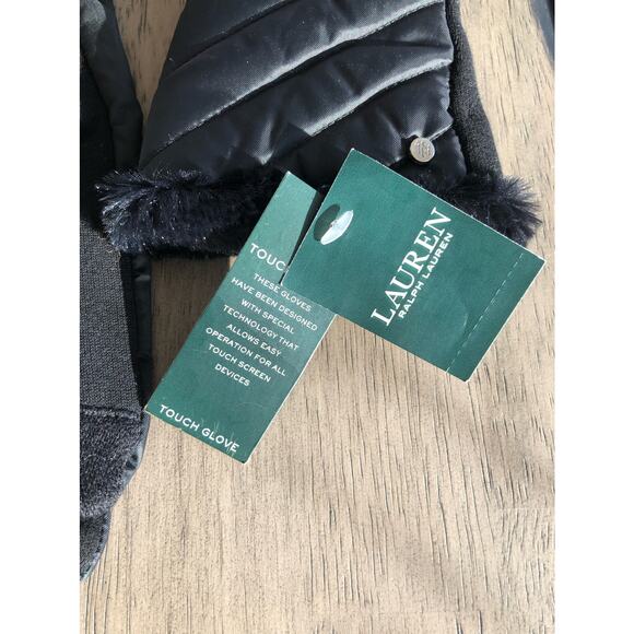 Ralph Lauren Channel-Quilted Touch Gloves - M - Picture 5 of 6